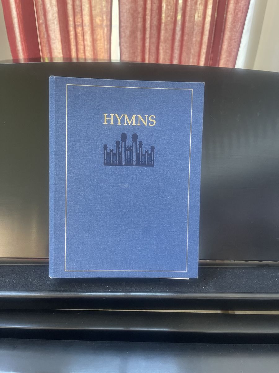 Blue LDS Hymns Spiral Bound Hardcover