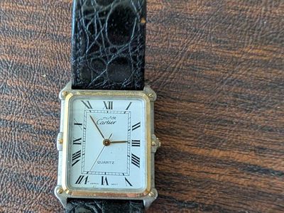 Cartier Must de Ladies vintage watch with brand new battery in it