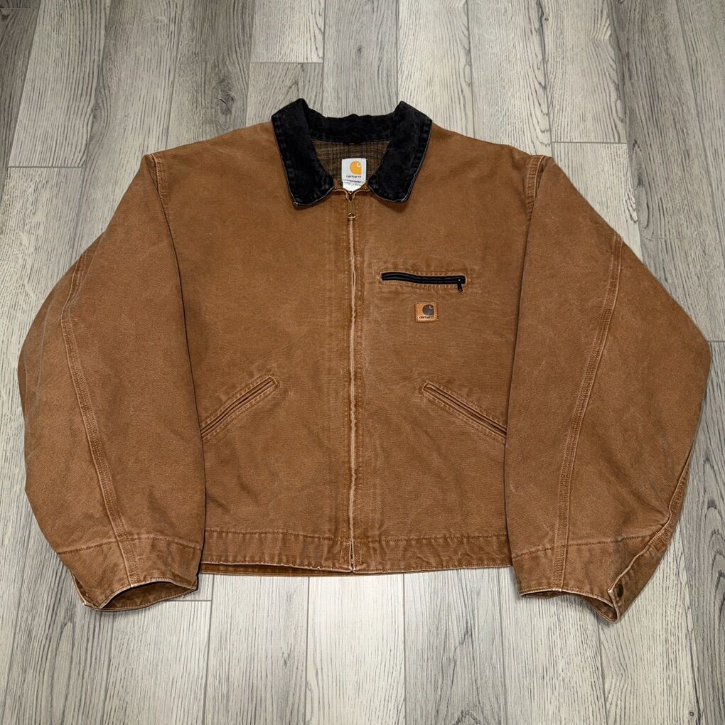 Carhartt Detroit Jacket Blanket Lined J97 BRN
