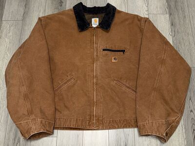 Carhartt Detroit Jacket Blanket Lined J97 BRN