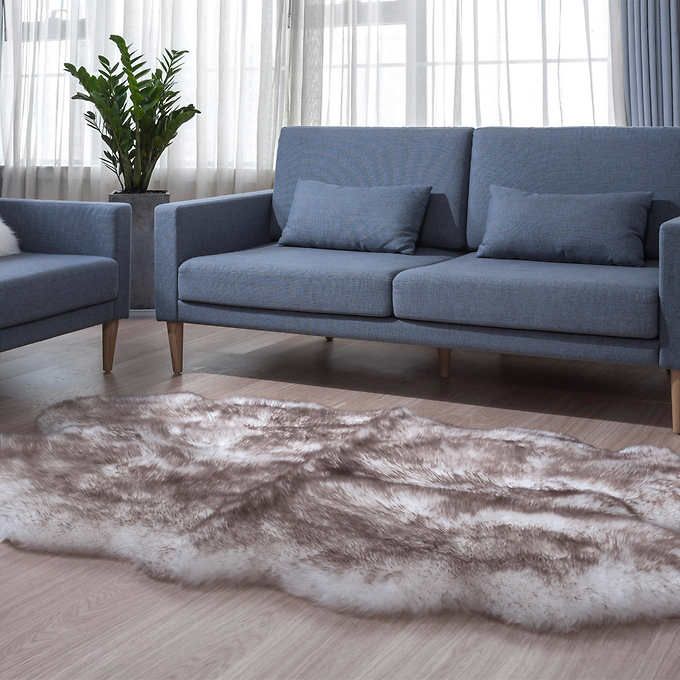 Windward Quad Sheep Skin Rug #17872