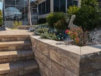 Tropicana 18x18 Pavers & Wall Caps