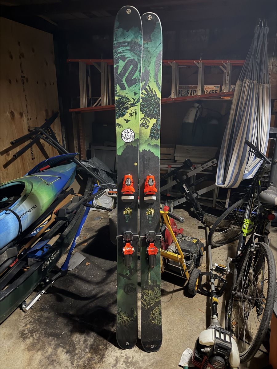 188 Cm Powder Skis K2 Side Seth