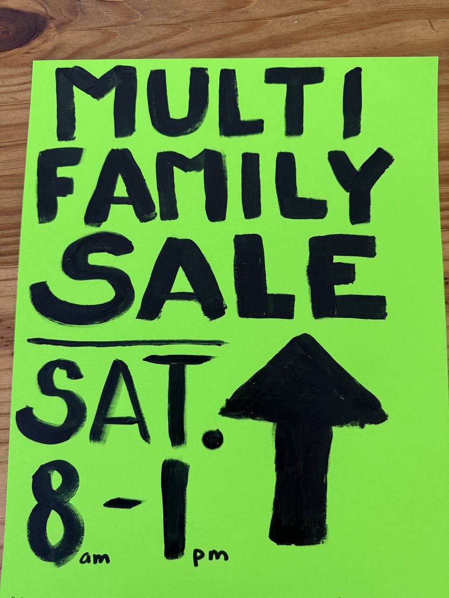HUGE Multi Family Yard Sale