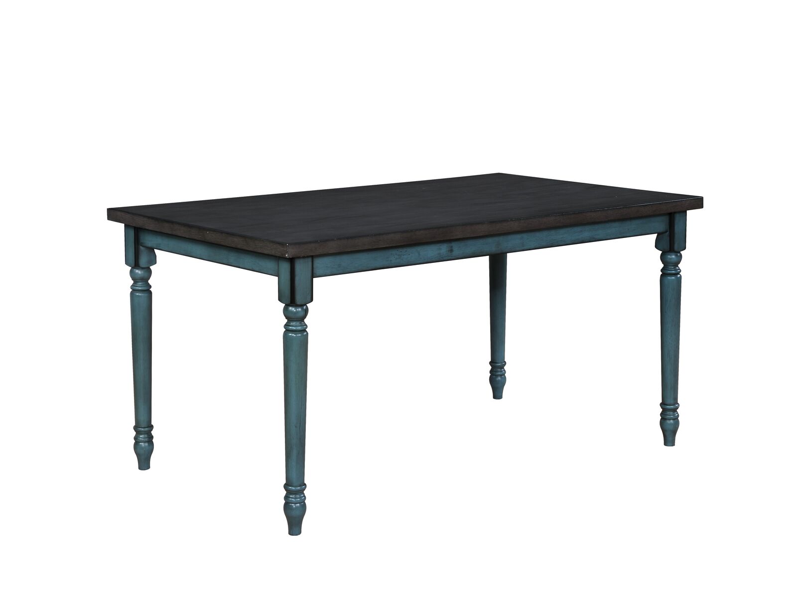 Powell Willow Teal Dining Table 16D8214DT 30.25" H x 59" W x 35.5" D