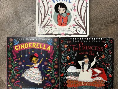 Once Upon a World Board Books: Snow White, Cinderella, Princess & the Pea (Set of 3)