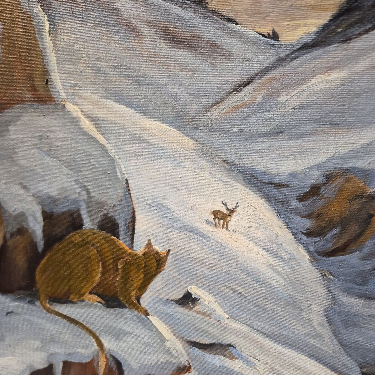 WM Vigos Original painting mountain lion