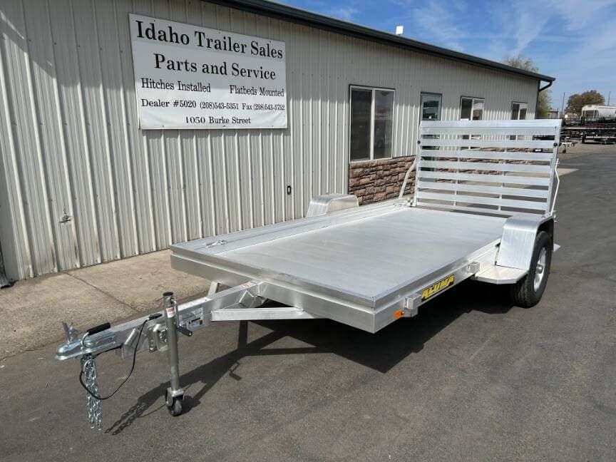 2026 Aluma 6812H-S-TG 69' x 12' 3' Aluminum Utility Trailer 3K Tailgate