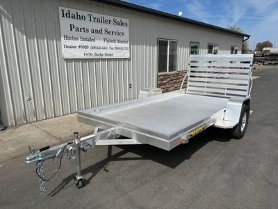 2026 Aluma 6812H-S-TG 69' x 12' 3' Aluminum Utility Trailer 3K Tailgate