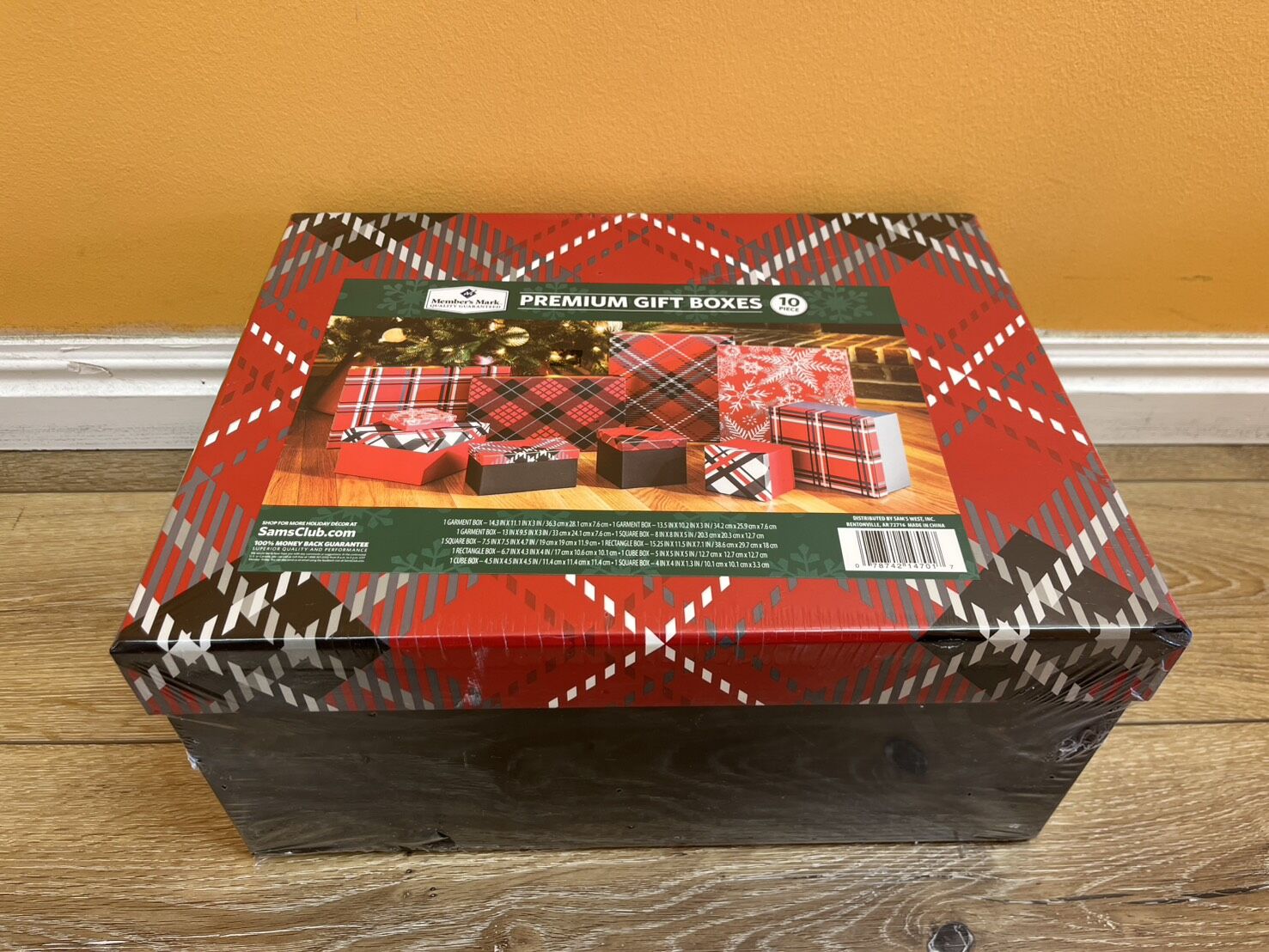 Member’s Mark Premium Gift Boxes Set (10 Boxes) Holiday Christmas Designs