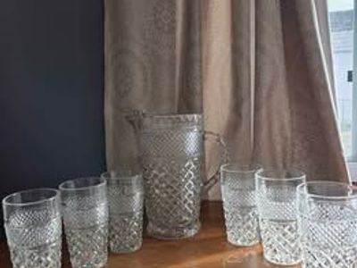 Wexford Vintage Glass Refreshment Set