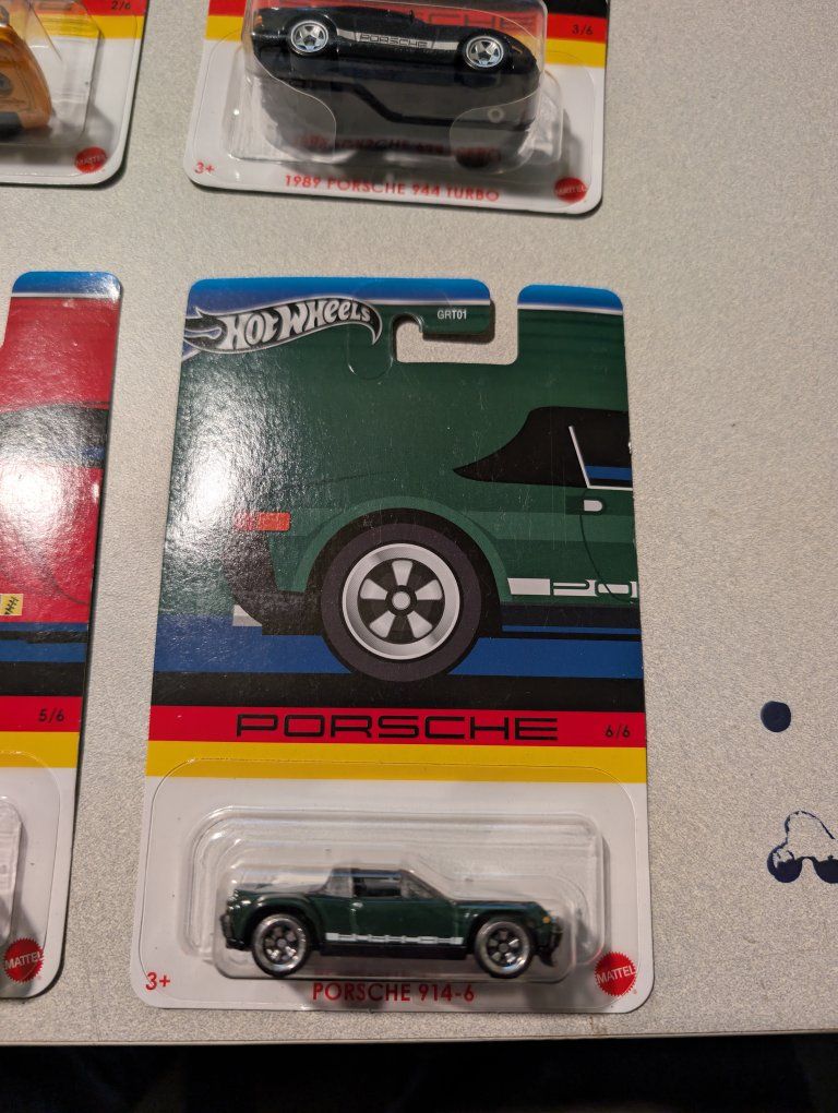Hot Wheels Porsche Collection Lot - 935, 356 Speedster, 718 Cayman GT4 (3-Pack)