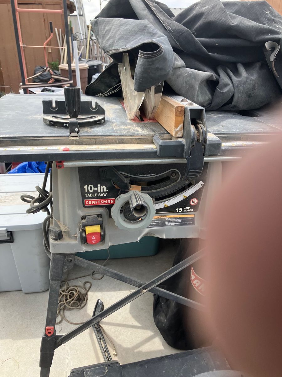 craftsman10 inch table saw