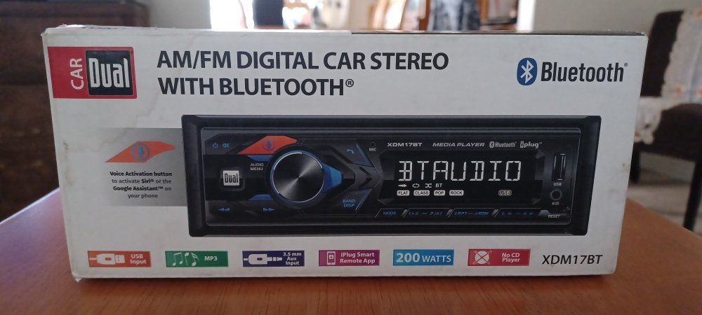 AM/FM Digital Car Stereo with Bluetooth
Car Dual