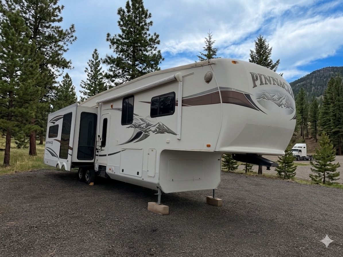 2012 Jayco Pinnacle 36 REQS 4 Season Trailer