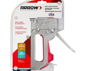Arrow T2025 2-In-1 Staple Gun and Wire Tacker