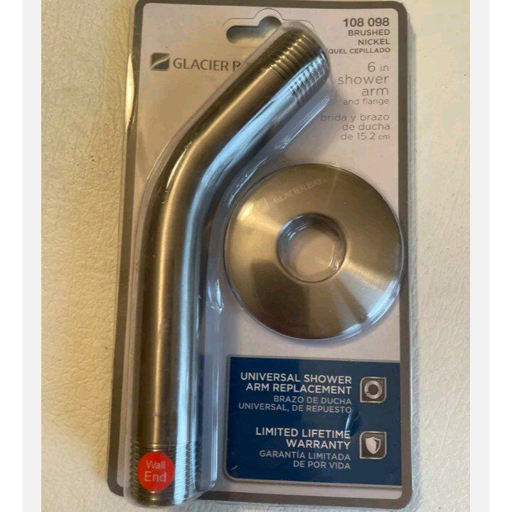 New Glacier Bay 6in Shower Arm