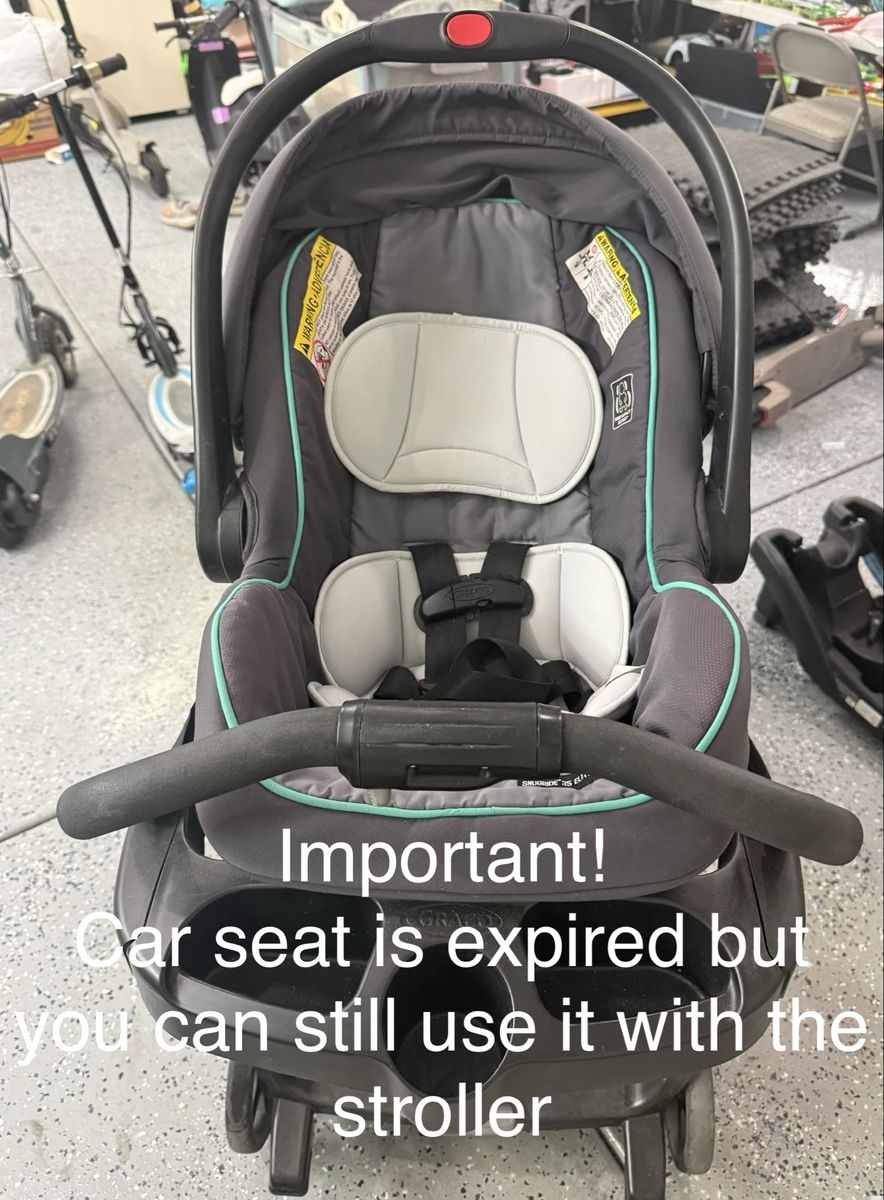 Graco Double Stroller - Sit & Stand Convertible with Infant Car Seat (Expired)