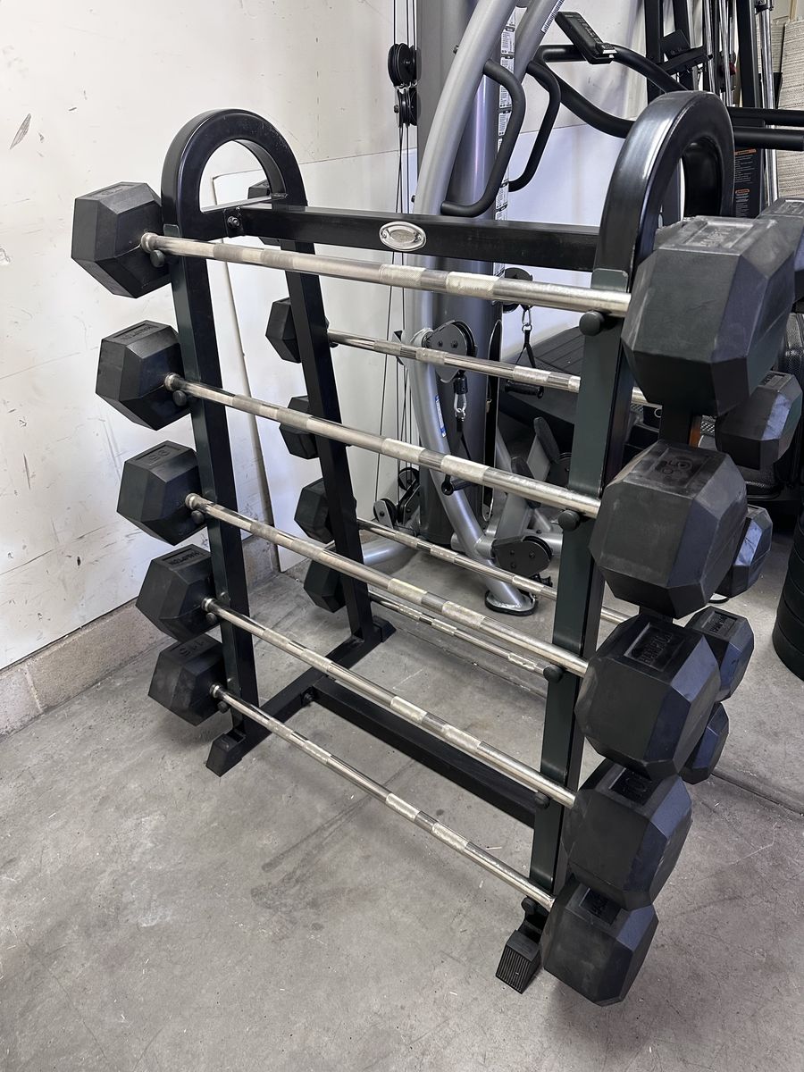 Hampton 25-115LB Straight Bars & Rack