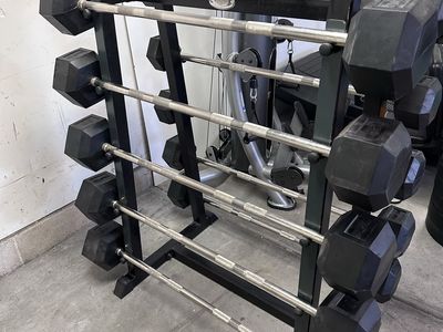 Hampton 25-115LB Straight Bars & Rack
