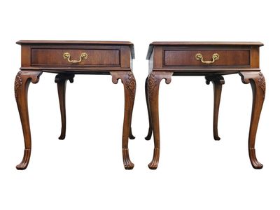 Drexel Devoncourt Mahogany Chippendale Nightstands