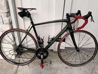 Specialized Tarmac Pro Carbon Road Bike — SRAM Red / Compact / Look Keo