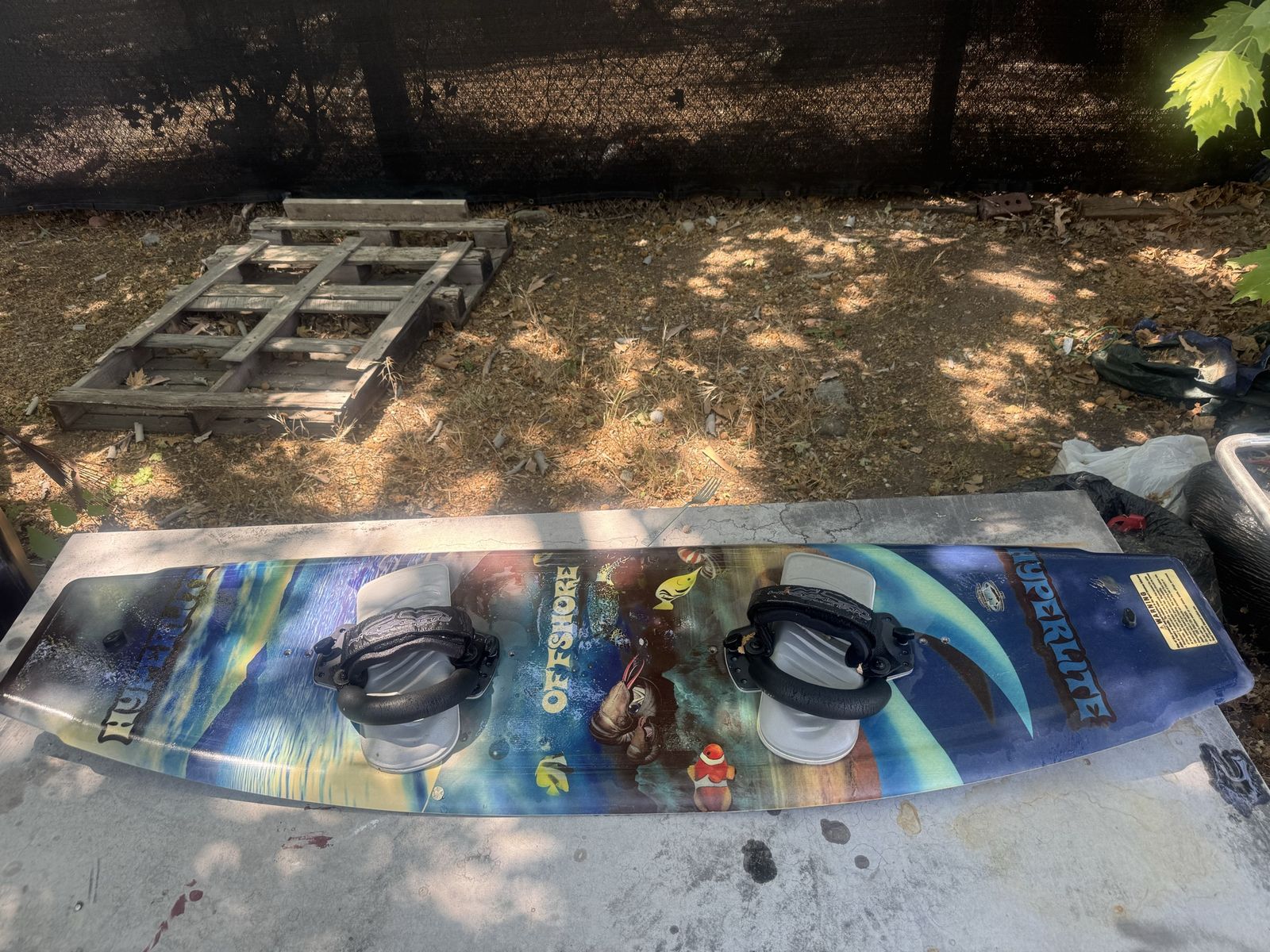 Hyperlite Offshore Wakeboard with Bindings - Used Watersports Board