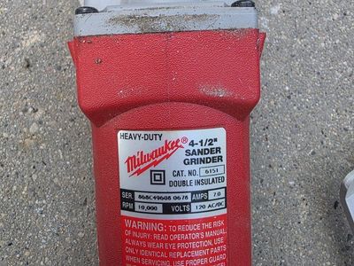 Milwaukee Corded Grinder