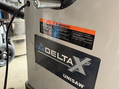 Delta X5 professional table saw - plus extras