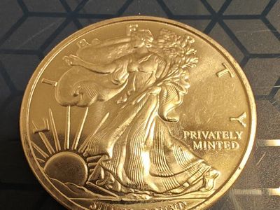 Walking Liberal Silver Round