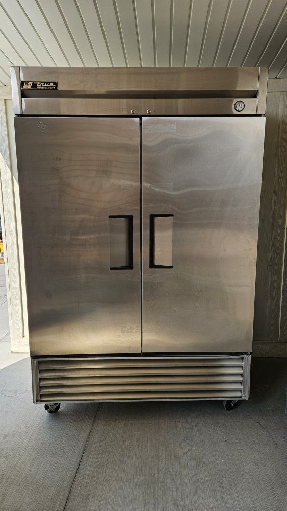 True T-49F Two-Door Commercial Reach-In Freezer - Stainless Steel
