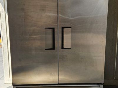 True T-49F Two-Door Commercial Reach-In Freezer - Stainless Steel