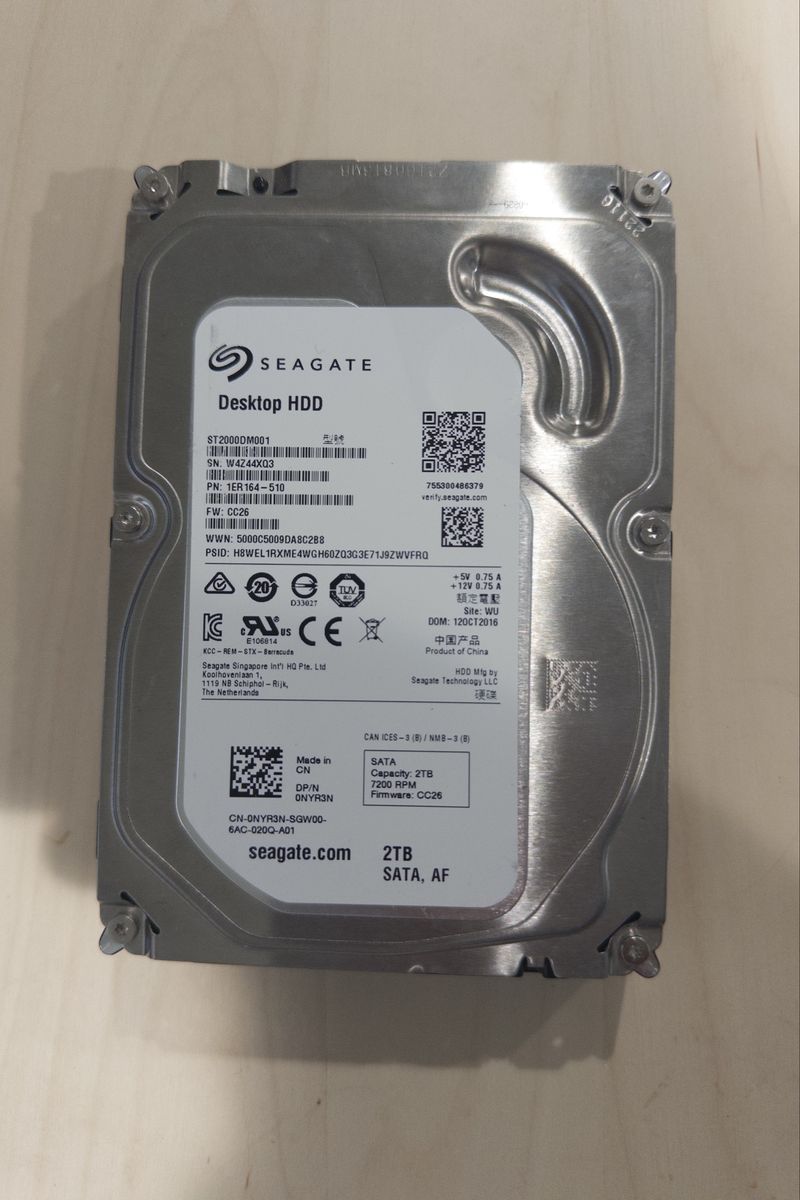 2TB Hard Drive