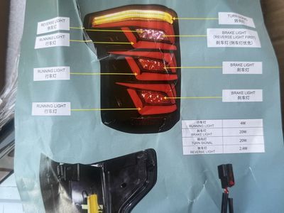 2015-2019 Ford F150 Modified LED Tail Light Assembly