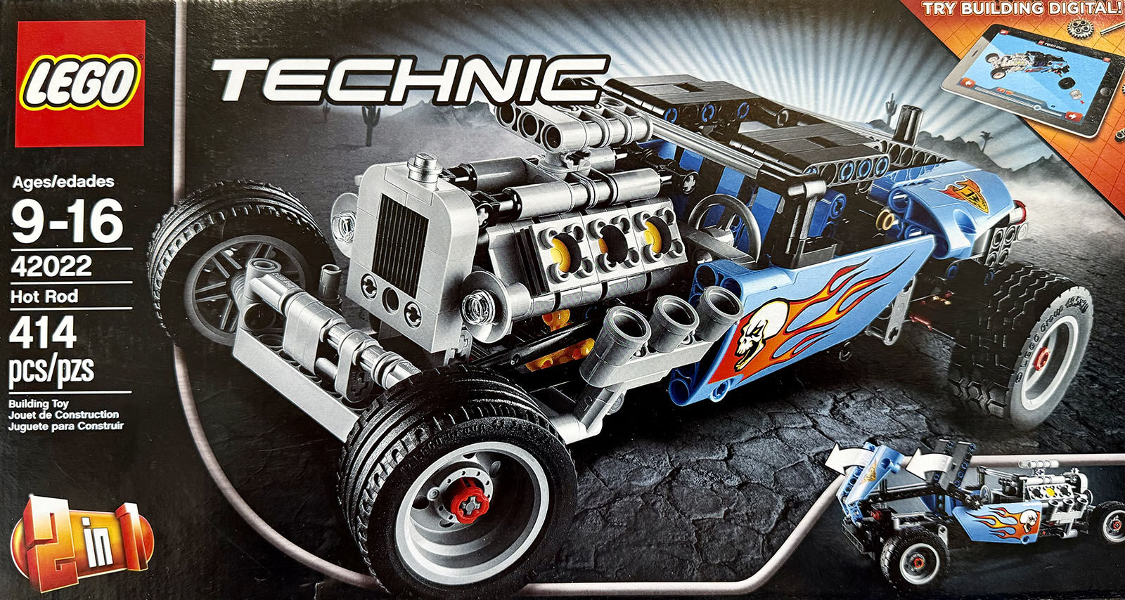 Lego Hot Rod 42022 Technic Minifigure Building Set