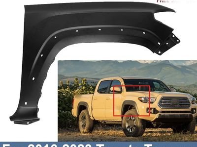 Front Right Fender for 2016-2023 Toyota Tacoma - Steel, Primed - OE #5381104120