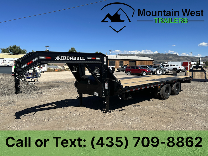 2026 Iron Bull 8.5X22-25.9K Flatbed Low Pro Gooseneck Trailer