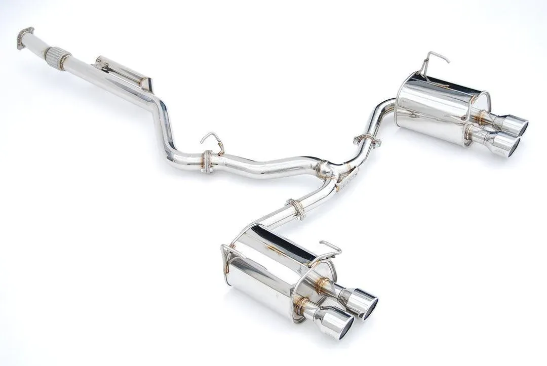 Invidia Q300 Stainless Steel Rolled Quad Tip Cat Back Exhaust for 2022-2025 Subaru WRX HS22WRXG3S