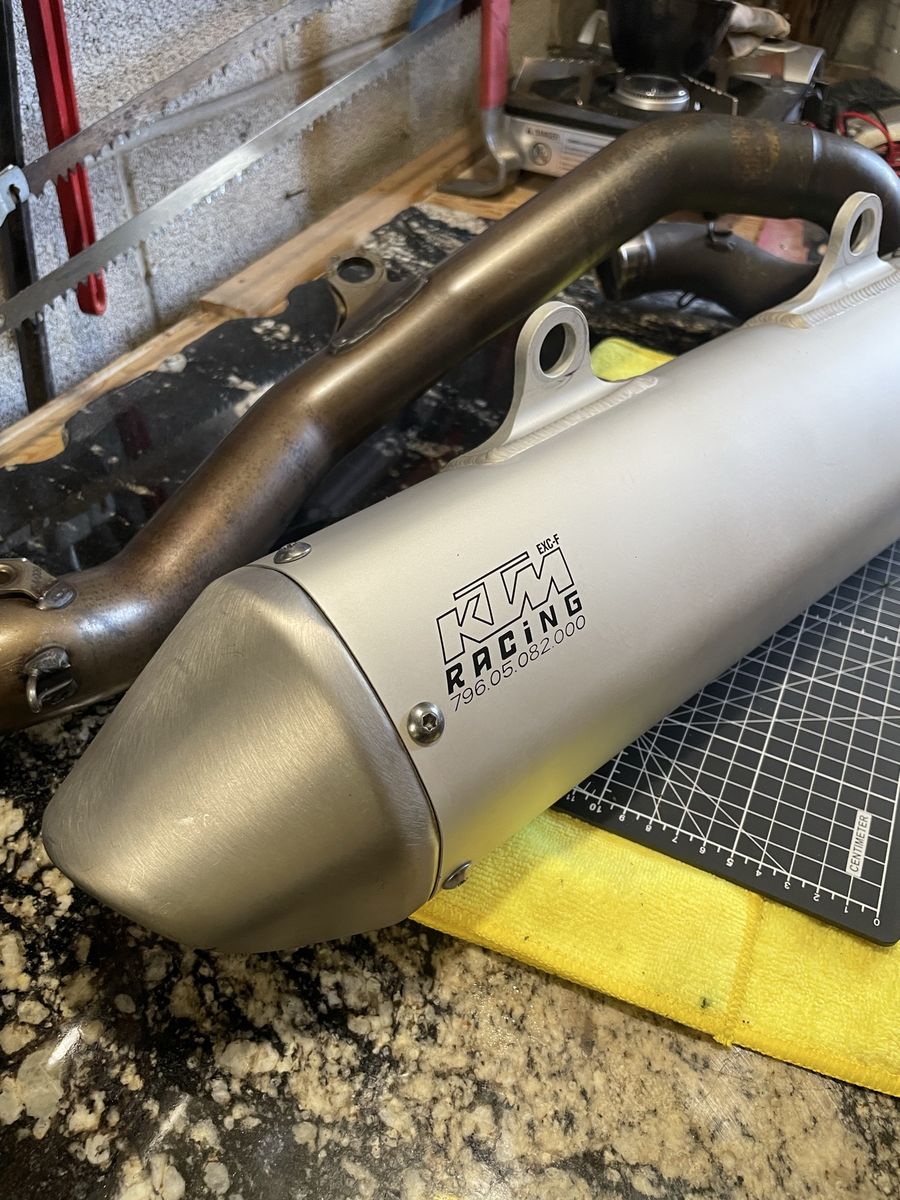 KTM EXC-F Full Exhaust System