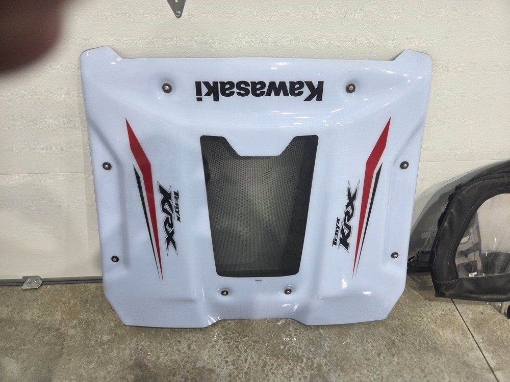 Kawasaki Teryx KRX 1000 Front Hood Panel - White