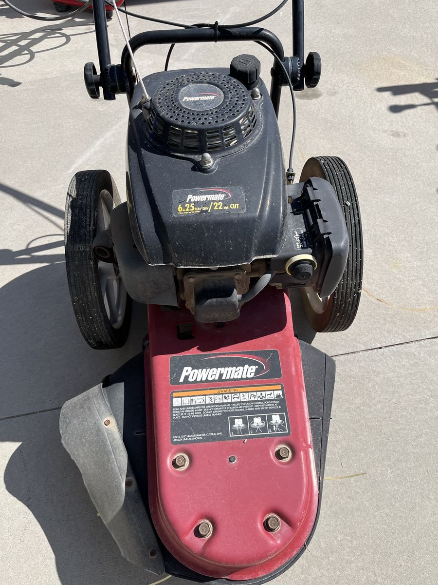 two wheeled weedeater