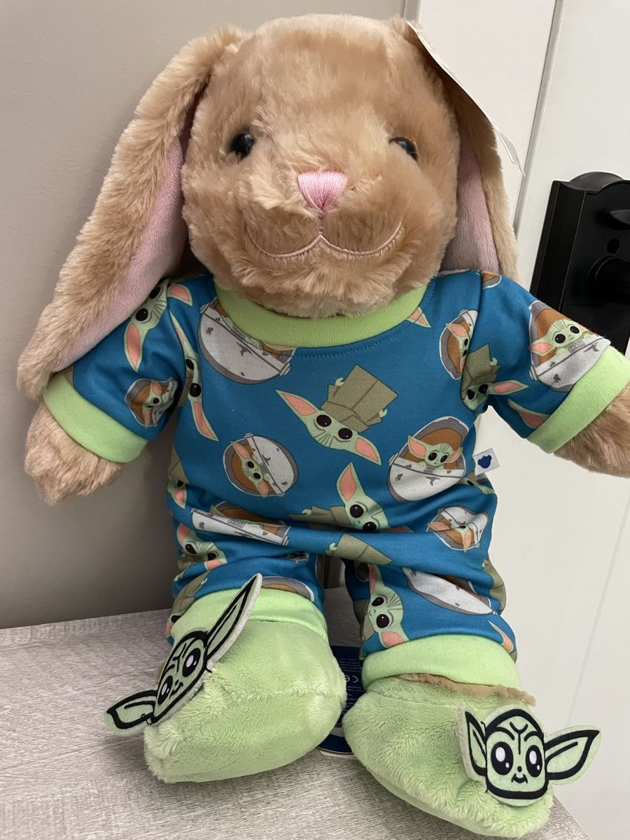 Star Wars mandalorian grogu yoda pawlette bunny build a bear