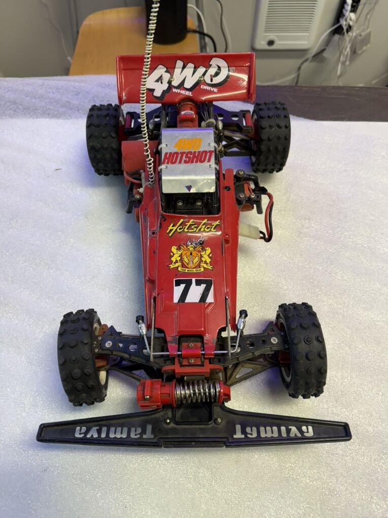 Vintage TAMIYA 4WD Hotshot RC Car UNTESTED