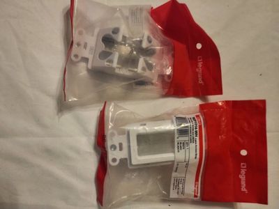 Legrand On-Q WP1014-WH White Cable Access Strap, 2-Pack