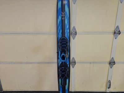 HO Freeride EVO 67 Slalom Waterski With Free-Max Binding Rear Toe Plate Men's 7-11