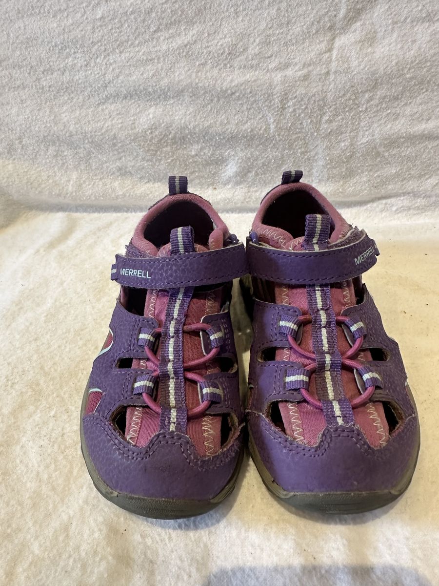 Merrell Toddler Size 9 Purple Hiking/water Sandals