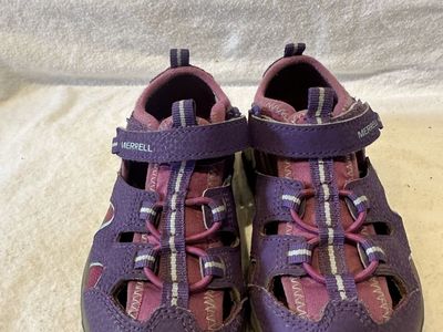 Merrell Toddler Size 9 Purple Hiking/water Sandals
