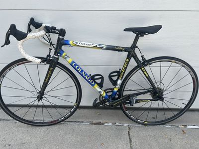 Colnago C50 Carbon Fiber Road Bike - Campagnolo Record Groupset & Mavic Ksyrium Wheels