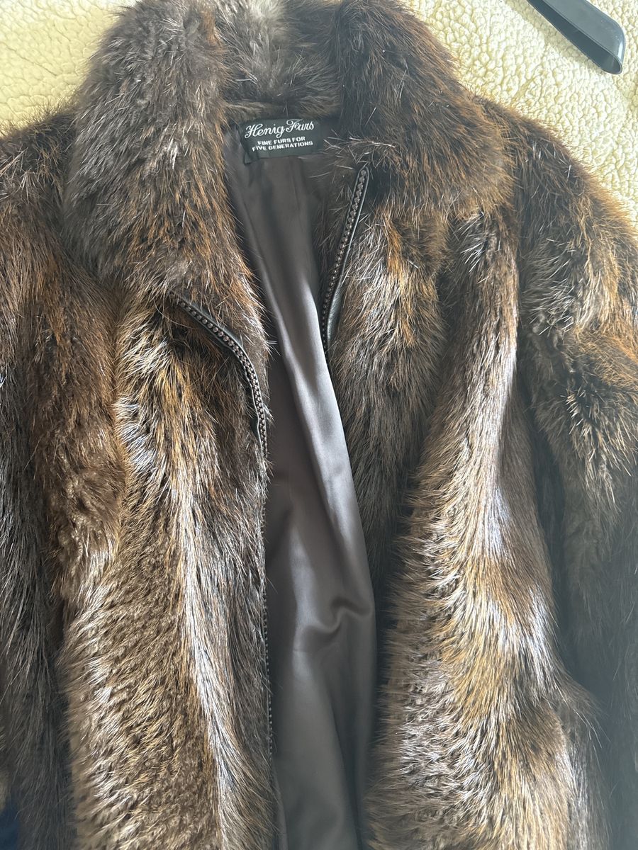 Authentic Henig Furs Full Skin Beaver Men’s Jacket