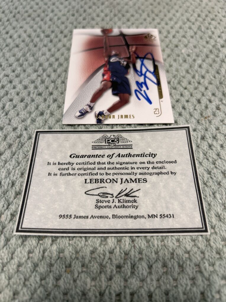 Lebron James Autograph LA Lakers Signed Basketball